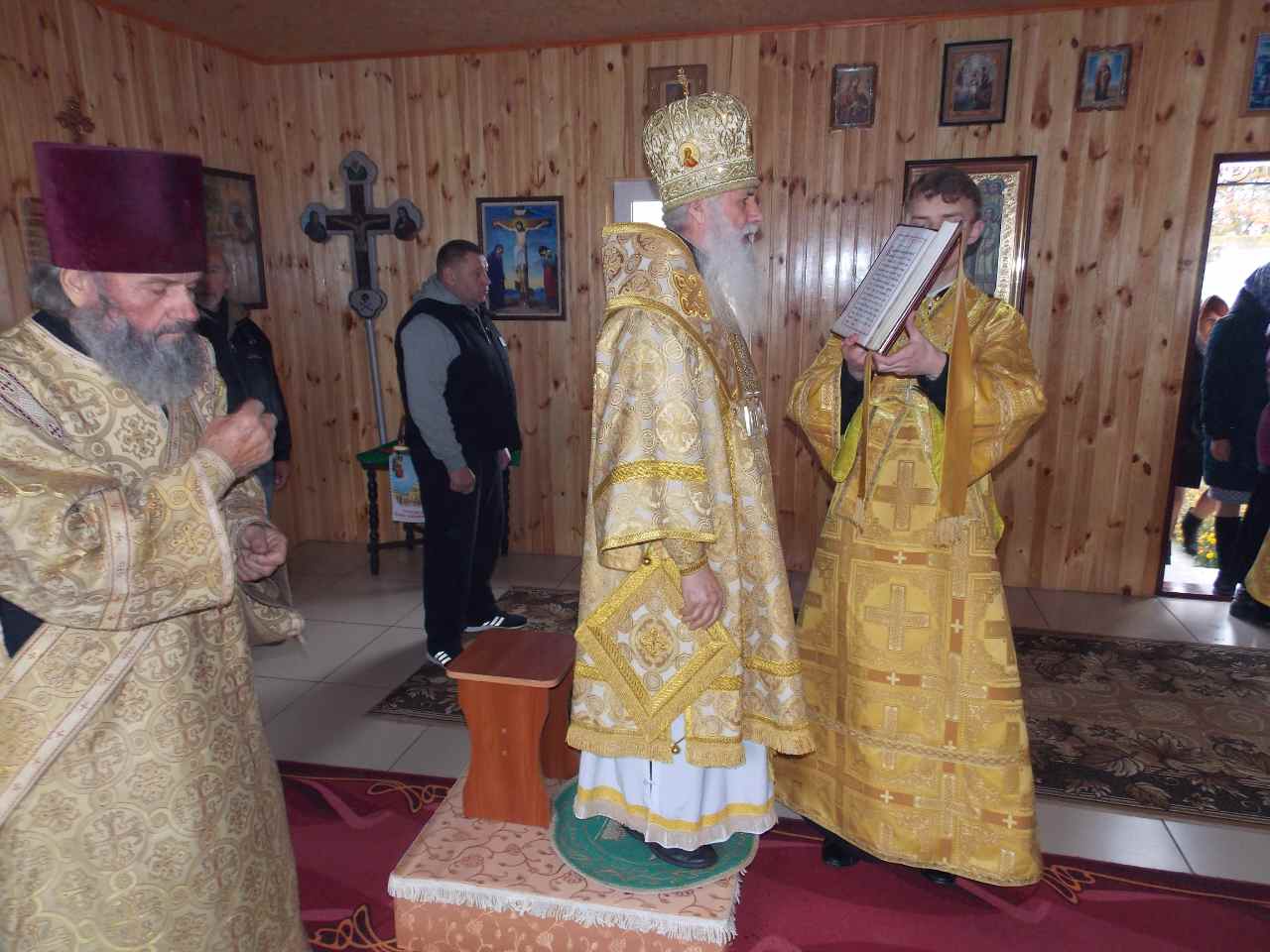 Освящение церкви Св. Николая при Менской ИК-91